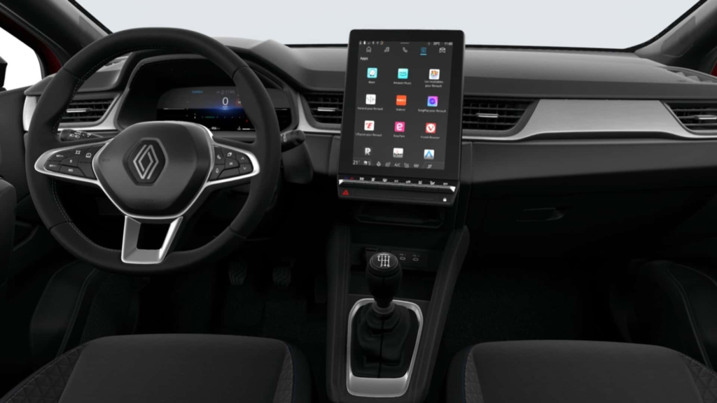 Wnętrze Renault Captur